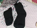 南极人男士袜子男100%纯棉秋冬季中筒袜男袜防臭吸汗棉袜黑色商务男袜 实拍图