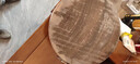 正宗越南红铁木砧板切菜板家用抗菌粘板圆形案板实木刀板菜墩加厚 直径39*厚5cm钢圈包边正宗红铁木 实拍图