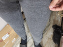 京东京造保暖裤男士加绒加厚棉裤羊毛蚕丝秋冬棉毛裤男打底裤双层护膝XL 实拍图