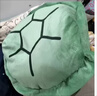 乐英奇乌龟壳抱枕玩偶可穿睡觉躺睡袋公仔衣服靠枕大龟壳毛绒玩具可穿戴 乌龟壳可穿【加厚加宽升级版 前后有棉】 75公分【适合5-7岁】 实拍图
