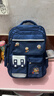 派格威新款小学生书包男孩一二三到六年级儿童耐磨男生减负双肩包大容量 蓝色+(坤坤挂饰+6件套+防水手表) 大号3-6年级 实拍图
