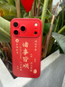 ALittleFlower适用苹果17promax手机壳iphone保护套全包超薄防摔小羊皮纹软壳新年创意国诸事皆顺潮男女款中国红 实拍图