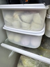 佳帮手冰箱保鲜盒食品级抗菌收纳盒密封水果蔬菜冷冻盒2500ml3只装 实拍图
