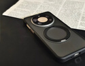 图拉斯支点壳【全网热销10万+】适用华为Mate 60 Pro手机壳Pro+磁吸支架防摔镜头磨砂壳【雅丹黑】 实拍图