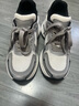 GG-CC【明星同款】月落星河银色厚底老爹鞋女百搭秋季新款G23X4317 银色 皮面 36 实拍图
