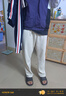 顶峰保罗（Dingfengbaoluo）裤子男士垂感直筒休闲长裤宽松春夏季阔腿运动2356卡其XL 实拍图