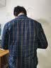 杉杉纯棉格子长袖衬衫男士衬衫男中年衬衣 6202 43 实拍图
