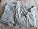 MUJI女式柔软针织前开睡衣套装女士家居服女款女装25年秋季 FD32CC5A 烟熏蓝色 L -XL 上装170/92A 下装170/74A 实拍图