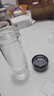 【京东物流配送】高硼硅双层玻璃杯大容量泡茶杯水杯子茶水分离杯 【双层加厚】茶杯350ml1只 实拍图