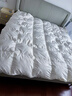 皇朝家私防钻绒系列 白鸭毛羽毛被 冬被 1800g 200*230cm 白色 实拍图