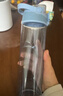 乐扣乐扣（LOCK&LOCK）人鱼线塑料运动水杯夏天便携水壶带刻度提手男女水杯子700ML蓝色 实拍图