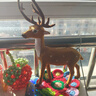 新新精艺圣诞节装饰圣诞树麋鹿摆件商场橱窗场景布置道具装饰用品小号30cm 实拍图