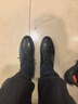 意尔康男鞋圆头商务正装鞋春秋单鞋系带皮鞋德比婚鞋 53449W 黑色 39 实拍图