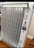 美的（Midea）【白玉】取暖器/电暖器/电暖气家用/烤火炉/13片节能速热/电热油汀/油酊/加热器/烘衣加湿HYX22N 实拍图