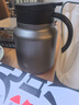 京东京造保温壶 焖茶暖水壶陶瓷内胆茶水分离办公室泡茶闷泡壶 灰色1L 实拍图