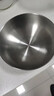 美厨（MAXCOOK）304不锈钢碗 加厚大汤碗双层隔热 餐具面碗20CM MCWA745 实拍图