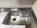 九牧（JOMOO）不锈钢拉丝水槽大容量洗菜盆洗碗池大单槽龙头套餐58*43 02389 实拍图