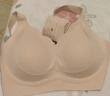 都市丽人软支撑内衣女文胸无痕上托大胸显小无钢圈薄款防下垂胸罩灰兰色XL 实拍图