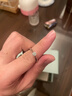 凯丽希培育钻戒经典六爪婚戒订婚结婚求婚戒指1克拉铂金情侣对戒送女友 18K金镶蕴爱系列【E/VS2/3EX】 30分 晒单实拍图