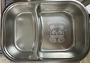 乐扣乐扣宝宝分餐盘316L不锈钢辅食盘幼儿园打饭儿童餐具两分格家用吃饭盘 实拍图