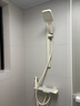四季沐歌【国补立减15%】淋浴花洒套装奶白精铜淋浴器简易分体式花洒全套 实拍图
