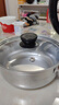【加高】不锈钢汤锅加厚家用加高煲汤大容量煮粥炖锅 小号【18cm】汤锅+玻璃盖 实拍图