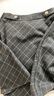 百图betu女装冬季新款半身裙高腰小个子毛呢格纹半裙女2311T83 深灰 M 实拍图