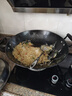 陆铁陆川铁锅生铁铸铁锅加厚家用炒菜锅无涂层不粘锅燃气适用大铁锅 双耳圆底 44cm （带盖铲）已开锅 实拍图