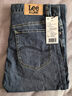 Lee凉凉裤723修身中腰直脚中深蓝轻薄男牛仔裤潮流 实拍图