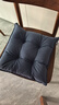 富居坐垫舒适加厚不起球餐椅垫榻榻米飘窗垫防滑座椅垫40*40cm靛蓝 实拍图