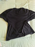 京东京造【液氨抗皱】t恤男男士t恤纯棉白小T衣服短袖 黑色 2XL 实拍图