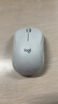 罗技（Logitech）M221 轻音鼠标 无线鼠标 办公鼠标 对称鼠标 带无线微型接收器 米白色 实拍图