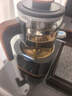 格丽思（GREENIS）煮茶壶养生壶 纯钛喷淋式加热煮茶器一体式烧水壶蒸茶壶 办公室蒸茶器茶水分离 电茶壶围炉煮茶 喷淋式煮茶器 (深空灰礼盒装-直筒+喷淋双茶漏) 实拍图