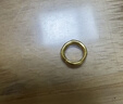 第一福古法金投资黄金盘缠足金999手工金古法锤纹金圈隔片摆件配件 1颗6mm约0.23g 实拍图