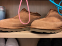 京东京造【纯羊毛】雪地靴男加厚加绒羊皮毛一体平底纯色圆头短靴驼色42 实拍图