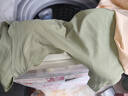 浪莎（LangSha）妈妈内衣女文胸无钢圈中老年无痕背心薄款前排扣聚拢大码胸罩 草绿+肤色 XL （建议120-140斤） 实拍图