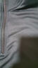 艾伦伯顿运动t恤加绒长袖速干衣冬季保暖体育训练服健身房跑步骑行上衣 灰色【细绒 保暖 半拉链】 XL 【140-160斤】 实拍图