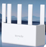 Tenda腾达路由器【千兆WiFi6+穿墙王】无线AX3000信号增强家用放大器Mesh限时补贴金榜一名云霄白立式 实拍图