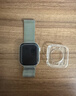 适用applewatch硅胶保护壳S11边框壳iwatchS10/se代半包软壳硬壳41mm/45mm苹果手表表带防摔 半包软壳-透明 iwatchS10/11【46mm表盘】 实拍图