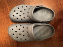 京东京造【抗菌洞洞鞋】凉鞋情侣旅行沙滩两穿eva凉拖鞋男士水泥灰42-43 实拍图