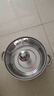 【加高】不锈钢汤锅加厚家用加高煲汤大容量煮粥炖锅 大号【24cm】汤锅+玻璃盖 实拍图