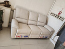 芝华仕头等舱三次方8908A生态云皮零靠墙布艺手动沙发白1.92m奶油风客厅 实拍图