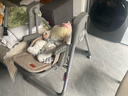 小主早安（BeBeMorning）宝宝餐椅电动摇摇椅二合一婴儿儿童哄睡便携餐桌椅 旗舰-高级灰 实拍图