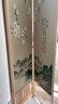 祥朗实木屏风隔断玄关现代简约可移动折叠家用遮挡帘客厅新中式推拉 玉兰花 2米高X0.5米宽一扇 实拍图