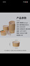 美丽雅一次性饭盒带盖1000ml*20套 食品级野餐水果圆形牛皮纸打包餐碗 实拍图