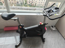 英尔健动感单车磁控家用静音小型自行车室内减肥锻炼运动健身器材 [豪华款黑]无极阻力/蓝牙游戏/踏频监测 实拍图