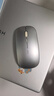 英菲克（INPHIC）M1无线鼠标可充电办公蓝牙三模电量显示静音便携适用于惠普华硕苹果IPAD笔记本电脑无限轻音 【无线-2.4G充电版-轻音按键】太空银 实拍图