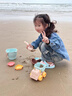 皇儿儿童沙滩玩具宝宝海边玩沙挖沙铲子水桶沙漏挖土工具套装沙池推车 30件【麦秆料加厚】手拉车+沙漏 实拍图