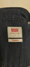 Levi's李维斯男士经典宽松蓝色牛仔衬衫时尚简约美式水洗情侣外套 中蓝色 L 实拍图