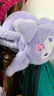 Hello Kitty儿童耳罩冬女童保暖毛绒耳暖护耳套女孩耳捂耳包16011紫色库洛米 实拍图